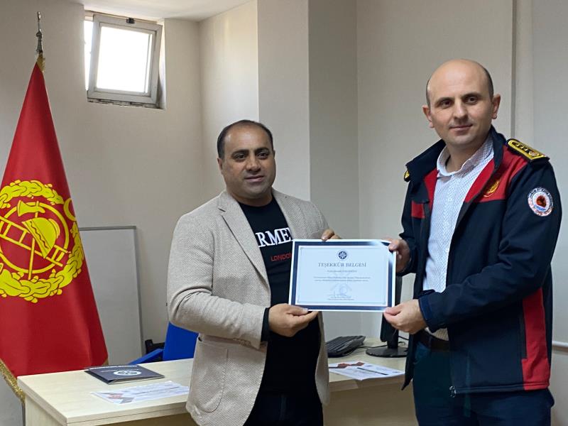Sivil Savunma ve İtfaiyecilik Programı Öğrencileri Samsun Büyükşehir Belediyesi İtfaiye Daire Başkanlığında Uygulamal…
