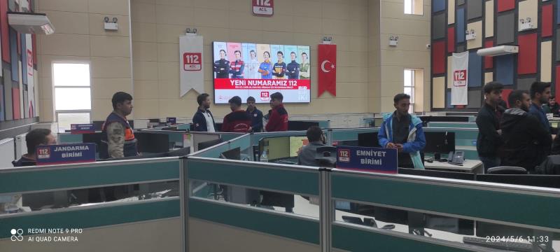 112 Acil Çağrı Merkezi Ardahan Müdürlüğüne Teknik Gezi - I. Grup