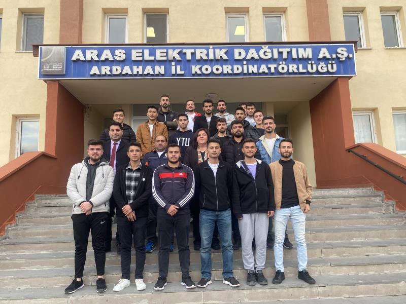 Sivil Savunma ve İtfaiyecilik  Programı Öğrencileri ile Aras Elektrik Dağıtım A.Ş. İl Müdürlüğüne Teknik Gezi
