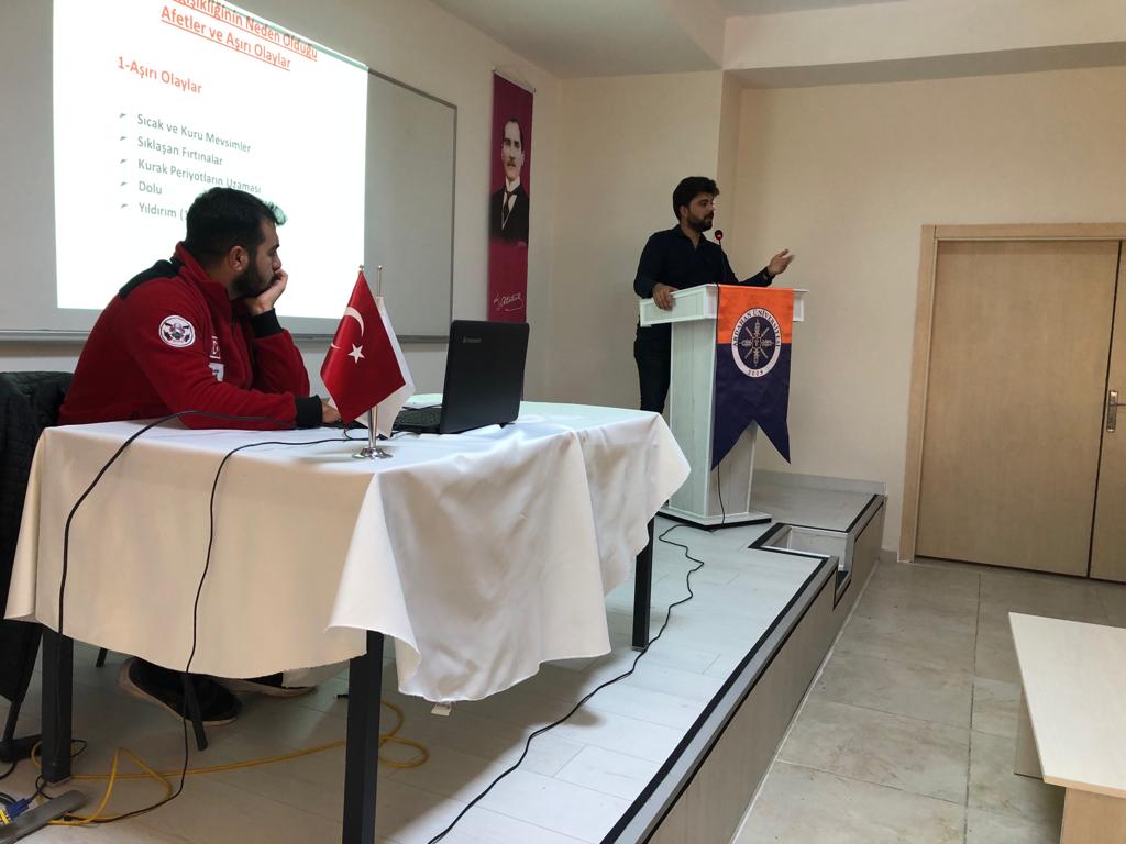 Nihat Delibalta Göle MYO Küresel İklim Değişikliği Semineri