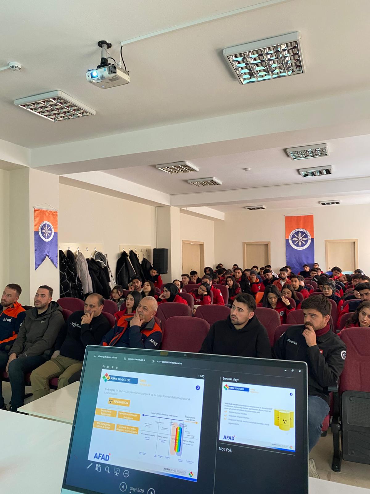 Seminer - İtfaiyecilik Öğrencilerine Yönelik KBRN Eğitimi 